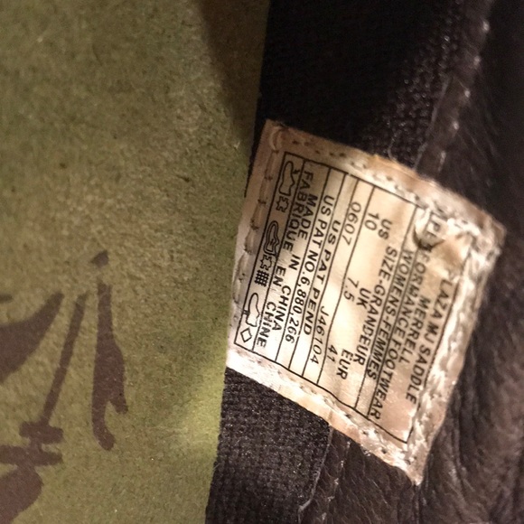 MERRELL suede leather Mary Jane ankle strap 10 - Picture 4 of 8